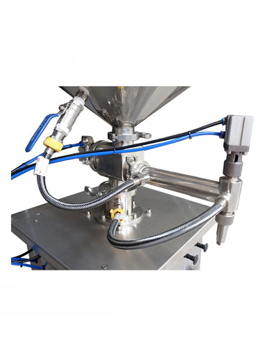 Semi-Automatic Liquid Filling Machine with Heating Hopper and Heating Filling System